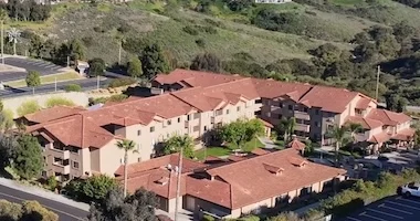 Aerial view of Canyon Villas