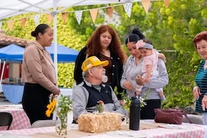 Canyon Villas community party