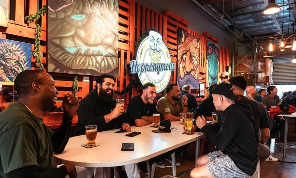 Crowd Of People At Hopnonymous