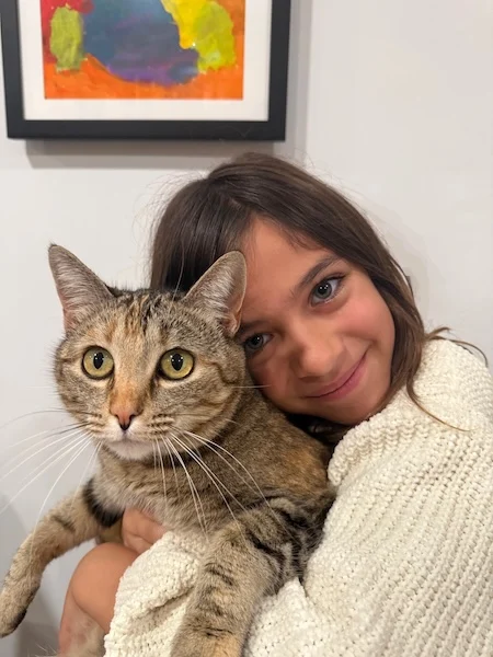 Naomie and her cat