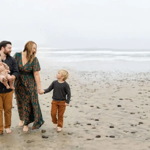 Breyman photography clairemont photographer carlsbad beach family walking toddlers sand barefoot sunset warm glow romantic soft smiling holding hands love del mar la jolla 4s ranch carmel valley pacific palisades solana beach del mar oceanside ranch santa fe tierrasanta Poway FALL photos