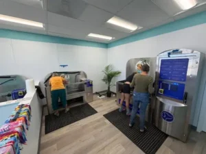 Dog wash wide