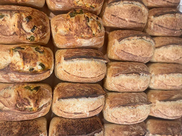 Mindfully made sourdough bread