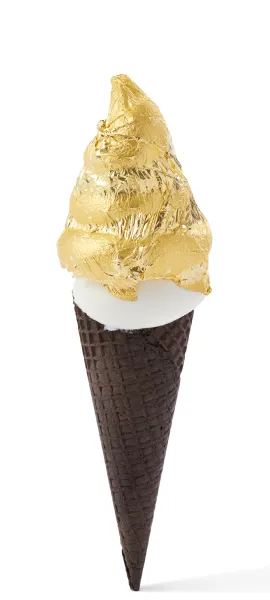 Nobibi gold flake ice cream