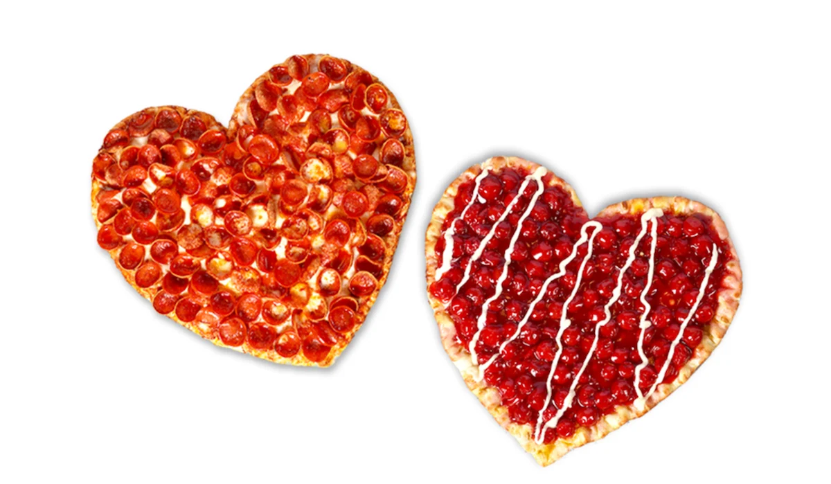 Pizza hearts