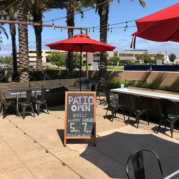 Soup du jour patio