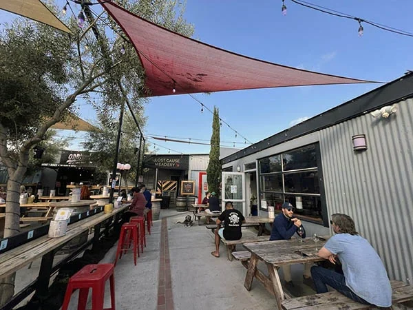 The garten dog patio
