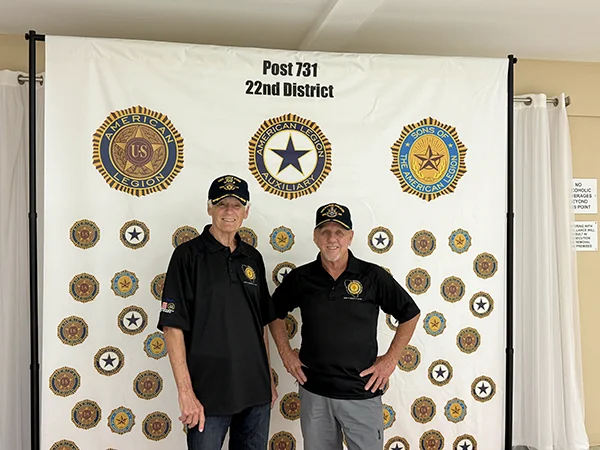 Tom and charles american legion