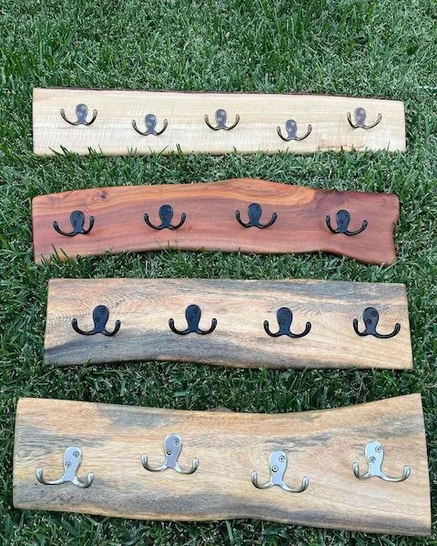 Wood coat racks