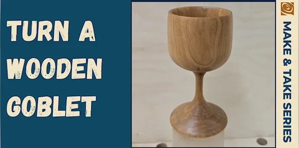 Wooden goblet